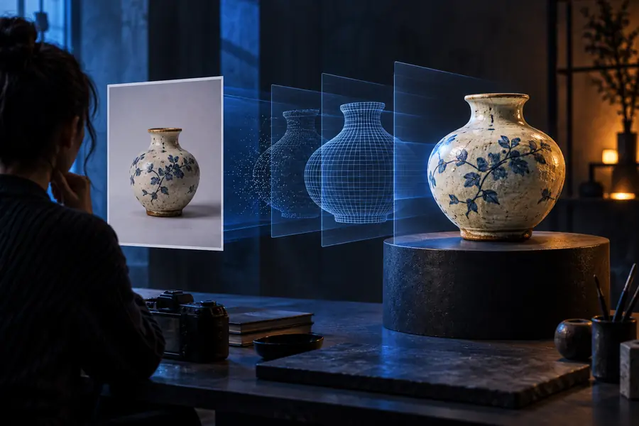 Generated 3D object based on the reference